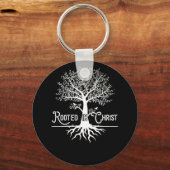 Wurzelt in Christus Christlicher Glaube und Liebe  Schlüsselanhänger (Vorderseite)