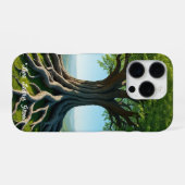 "wurzelt in Stärke" iPhone Hülle (Rückseite (Horizontal))