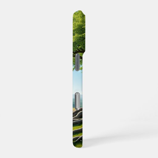 "wurzelt in Stärke" iPhone Hülle (Rechte Seite)