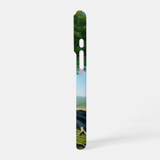 "wurzelt in Stärke" iPhone Hülle (Linke Seite)