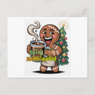 Würzig und Koffeinhaltig Postkarte