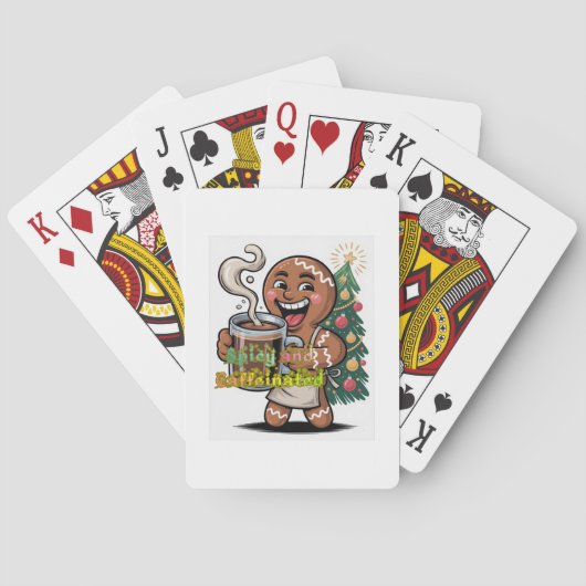Würzig und Koffeinhaltig Spielkarten (Rückseite)