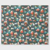 Würzige Kätzchen Geschenkpapier (Flach)
