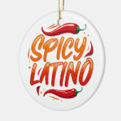 würzige Latino-Weltordnung Keramik Ornament (Links)