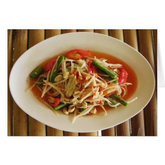 Würzige Papaya-Salat[Som Tam]… thailändische (Vorderseite (Horizontal))