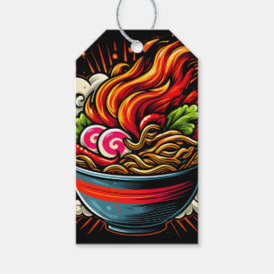 Würzige Ramen japanische Nudel-Straßenkunst Geschenkanhänger
