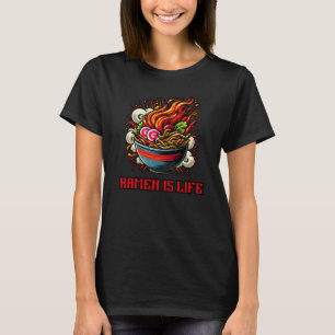 Würzige Ramen Japanische Nudel-Straßenkunst T-Shirt
