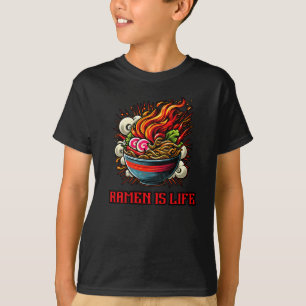 Würzige Ramen Japanische Nudel-Straßenkunst T-Shirt