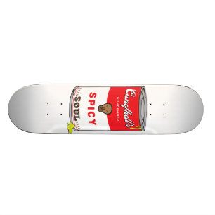 Würzige Soul-Pop-Kunst-Druck-Plattform Skateboard