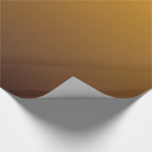 Würziges Gold Brown Ombre Geschenkpapier (Ecke)
