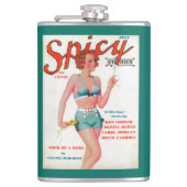 Würziges Titelseite Flachmann (Vorderseite)