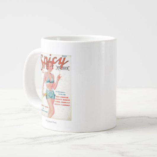 Würziges Titelseite Jumbo-Tasse (Vorderseite Links)