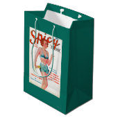 Würziges Titelseite Mittlere Geschenktüte (Rückseite Schrägansicht)