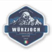 Würzjoch – Hidden Gem of the Dolomites , italy Aufkleber (Vorderseite)