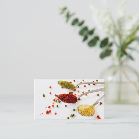 Würzt Visitenkarten Visitenkarte (Stehend Vorderseite)