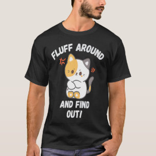 Wuschel herum und finde heraus Wütende Katze Katze T-Shirt