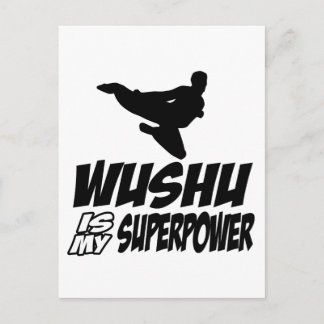 wushu ist meine Supermacht Postkarte