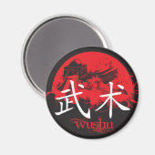 Wushu Magnet (Vorderseite/Rückseite)