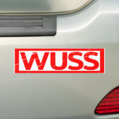 Wuss Briefmarke Autoaufkleber (Auf Auto)