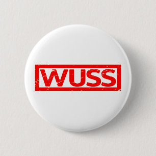 Wuss Briefmarke Button
