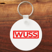 Wuss Briefmarke Schlüsselanhänger (Vorderseite)