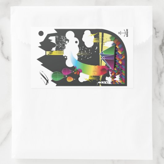 WUSSTE! Aufkleber (Tasche)