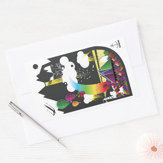 WUSSTE! Aufkleber (Umschlag)