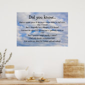 Wusstest du das Poster? Poster (Küche)