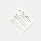 Wusstest Du? Dragon Mama Fun Fakten Serviette (Ecke)