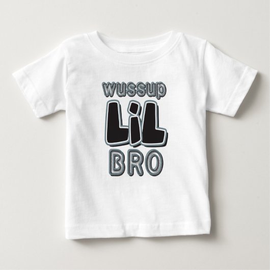 Wussup LIL Bro Baby T-shirt (Vorderseite)