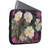 Wüste Abend Primrose und Wüste Sand Verbena, Laptopschutzhülle (Vorne Rechts)