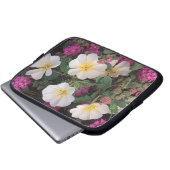 Wüste Abend Primrose und Wüste Sand Verbena, Laptopschutzhülle (Vorne Knopf)
