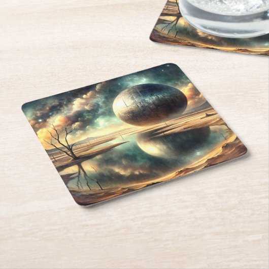 Wüste Anomoly Rechteckiger Pappuntersetzer (angewinkelt)