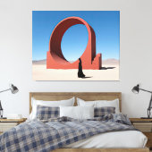 Wüste Arcana: Crimson Gateway Leinwanddruck (Insitu (Schlafzimmer))