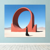 Wüste Arcana: Crimson Gateway Leinwanddruck (Insitu (Holzboden))