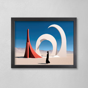 Wüste Arcana: Echos der Unendlichkeit Fotodruck