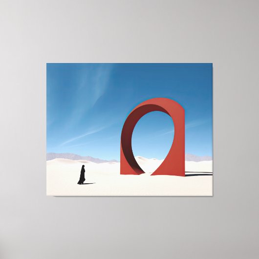 Wüste Arcana: Einsamkeit des Sentinels Leinwanddruck (Vorderseite)