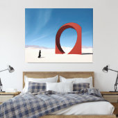 Wüste Arcana: Einsamkeit des Sentinels Leinwanddruck (Insitu (Schlafzimmer))