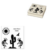 Wüste Arizona Kokopelli Gummistempel (Stempel)