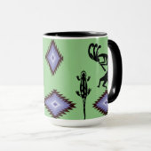 Wüste Arizona Southwestern Kokopelli Tasse (VorderseiteRechts)
