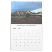 Wüste Arizona Südwestkalender Kalender (Mär 2027)