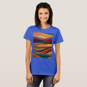 "Wüste Art Blue T - Shirt - Entdecken Sie die Kuns (Vorne ganz)