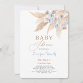 Wüste Baby Shower Boy Einladung (Vorderseite)