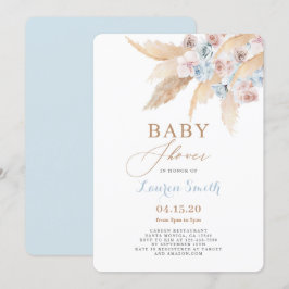 Wüste Baby Shower Boy Einladung