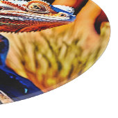 Wüste Bartded Dragon Schneidebrett (Ecke)