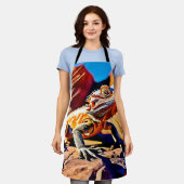 Wüste Bartded Dragon Schürze (Getragen)