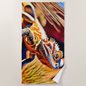 Wüste Bartded Dragon Strandtuch (Vorderseite)