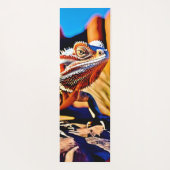 Wüste Bartded Dragon Yogamatte (Rückseite)