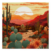 Wüste Beauty #1 Poster (Vorderseite)