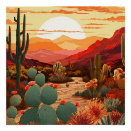 Wüste Beauty #1 Poster